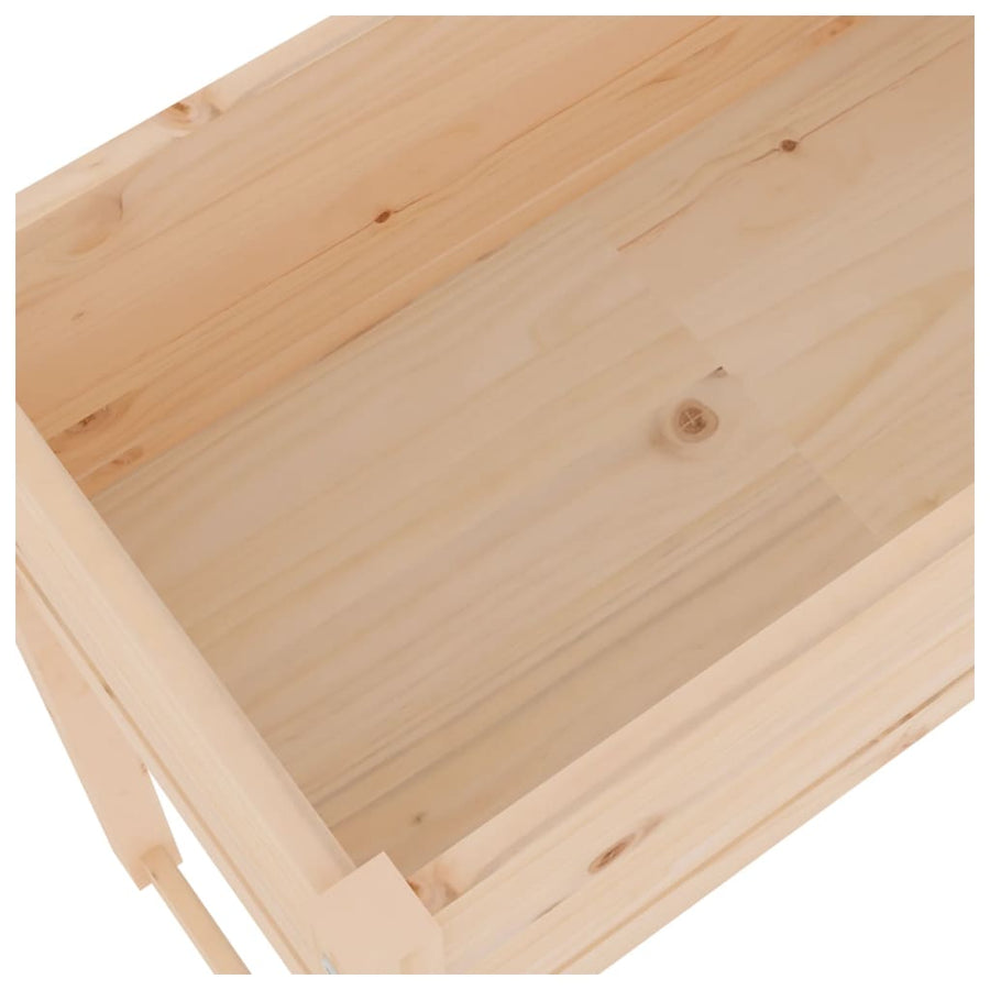 Plantenbak 78X40X81 Cm Massief Grenenhout