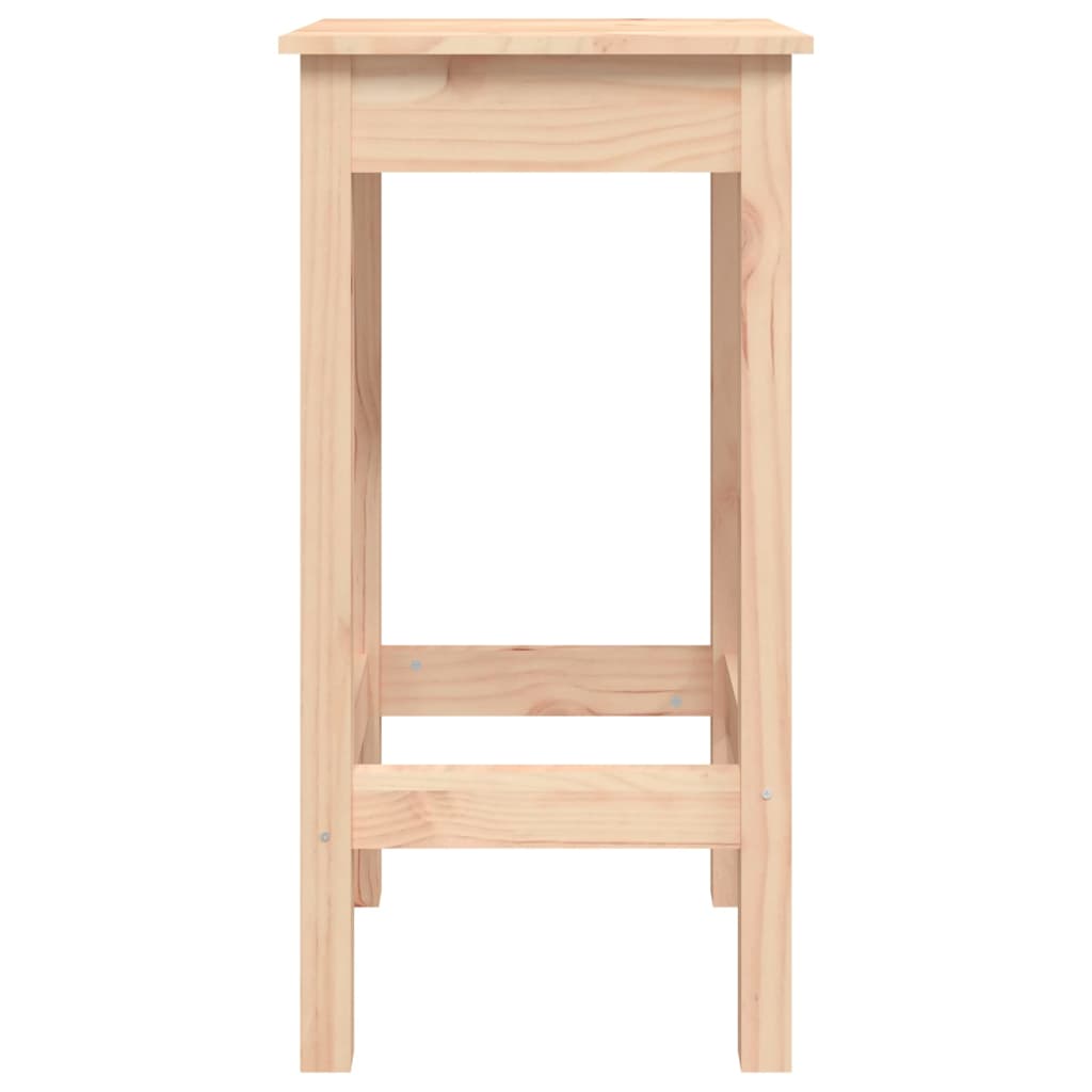 Barstoelen 2 St 40X40X78 Cm Massief Grenenhout 40 x 40 x 78 cm Naturel