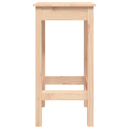 Barstoelen 2 St 40X40X78 Cm Massief Grenenhout 40 x 40 x 78 cm Naturel