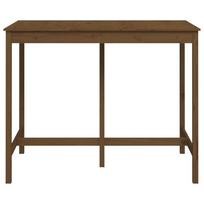 Bartafel Massief Grenenhout 140 x 80 x 110 cm Honingbruin