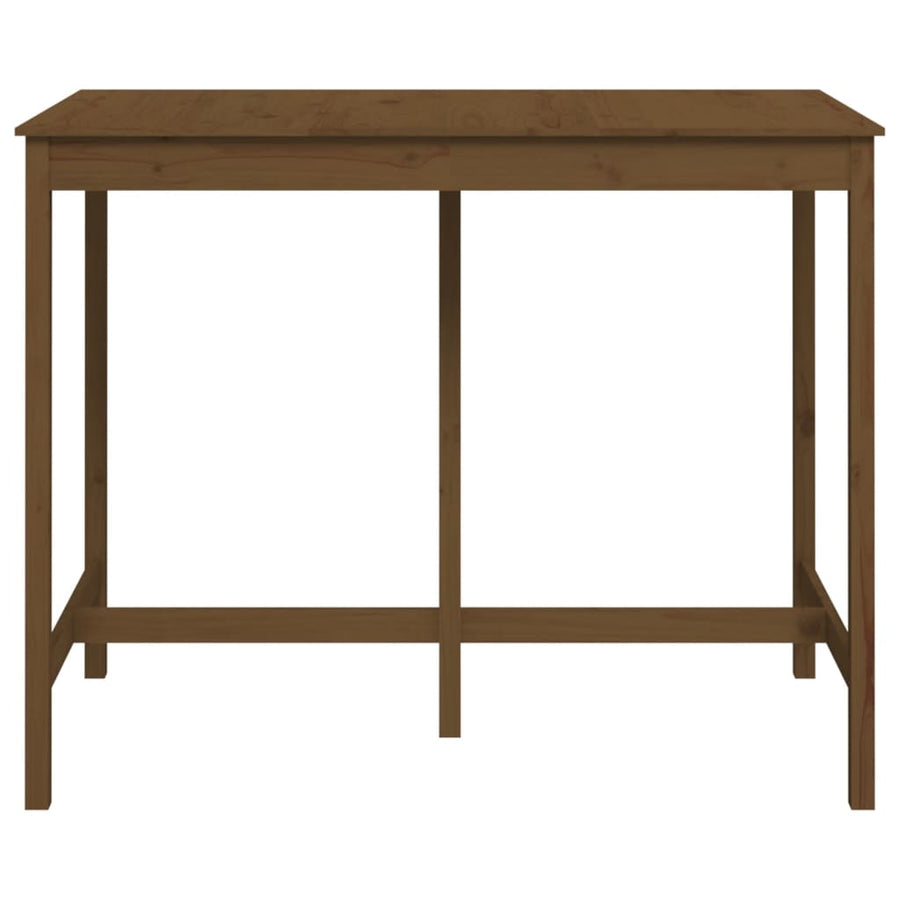 Bartafel Massief Grenenhout 140 x 80 x 110 cm Honingbruin