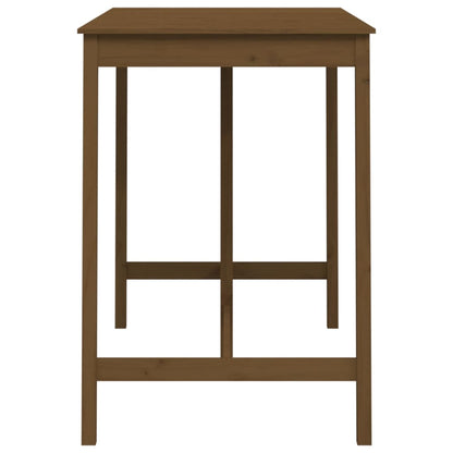 Bartafel Massief Grenenhout 140 x 80 x 110 cm Honingbruin