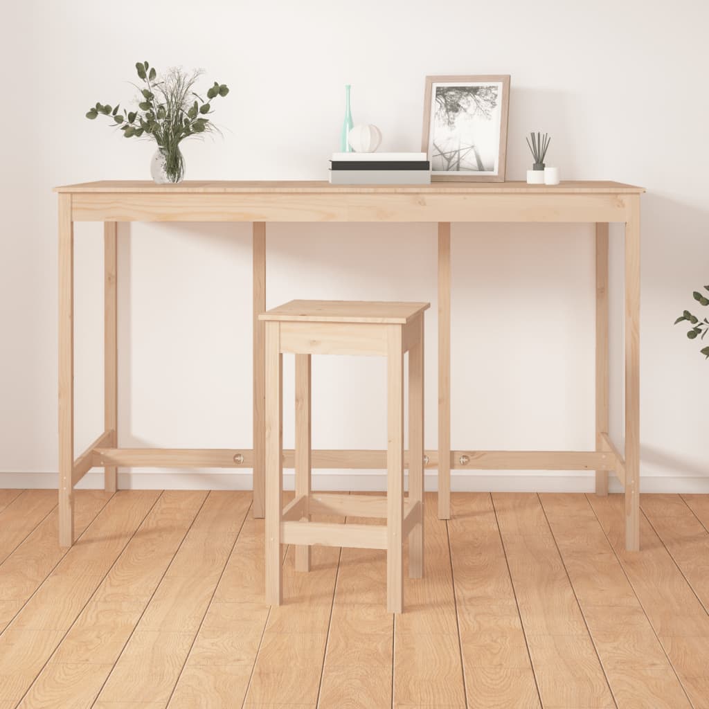 Bartafel 180X80X110 Cm Massief Grenenhout