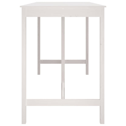 Bartafel 180X80X110 Cm Massief Grenenhout Wit