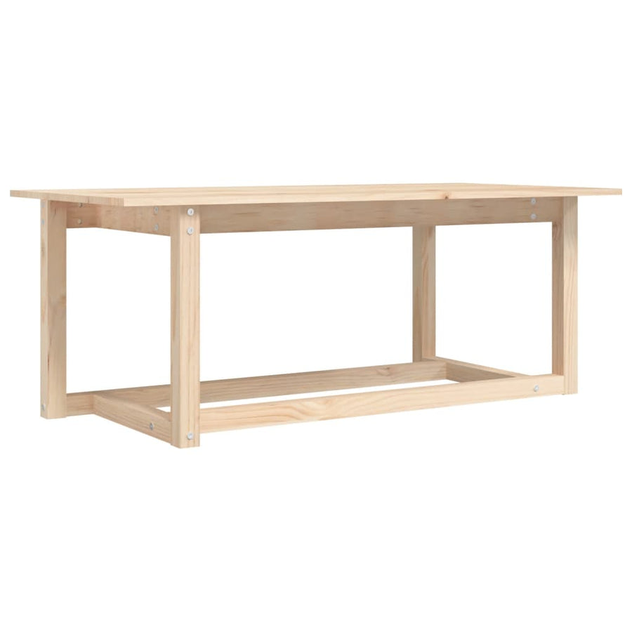 Salontafel Massief Grenenhout 110 x 55 x 45 cm Naturel