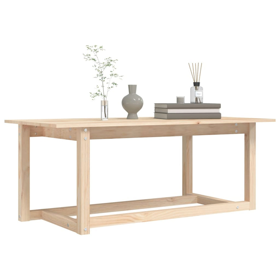 Salontafel Massief Grenenhout 110 x 55 x 45 cm Naturel