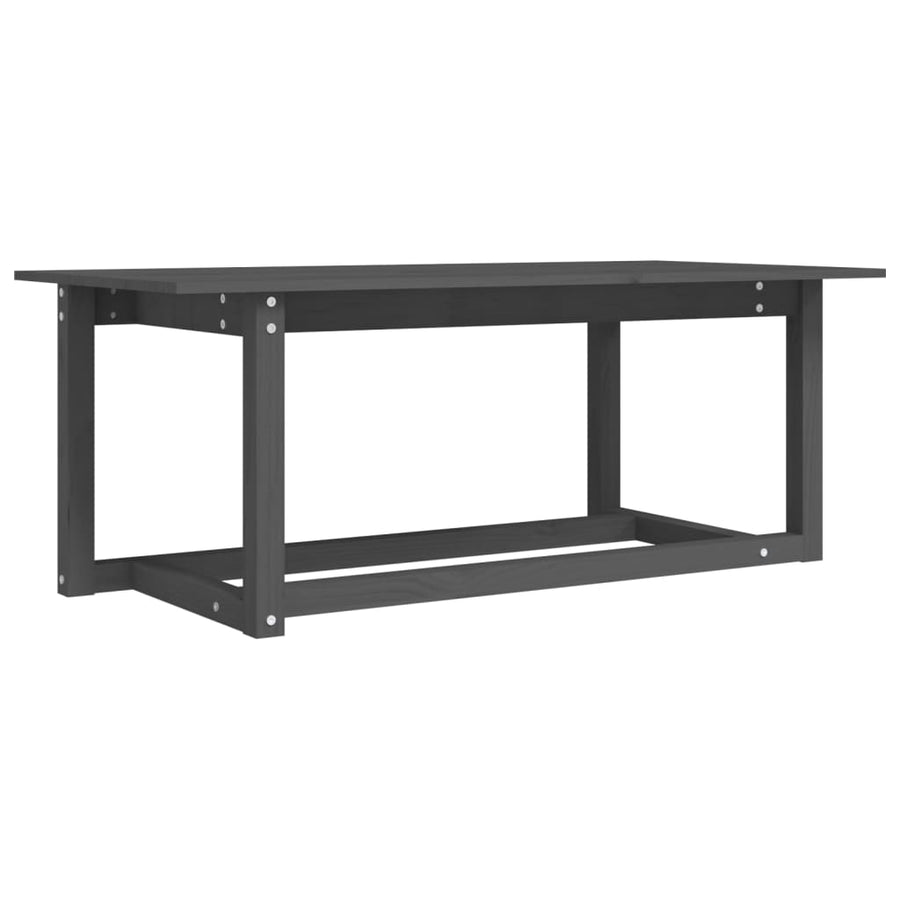 Salontafel 110X55X45 Cm Massief Grenenhout Grijs