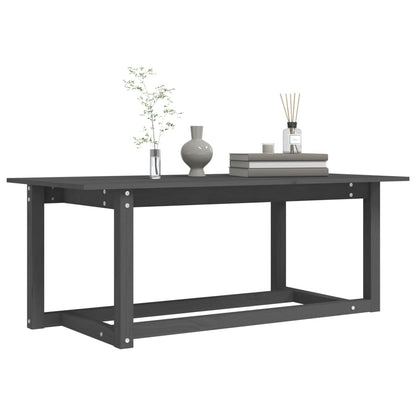 Salontafel 110X55X45 Cm Massief Grenenhout Grijs