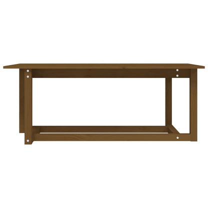 Salontafel Massief Grenenhout 110 x 55 x 45 cm Honingbruin