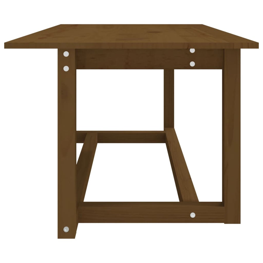 Salontafel Massief Grenenhout 110 x 55 x 45 cm Honingbruin