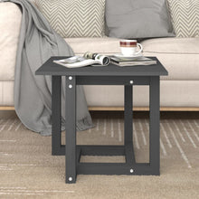 Salontafel 50X50X45 Cm Massief Grenenhout Grijs