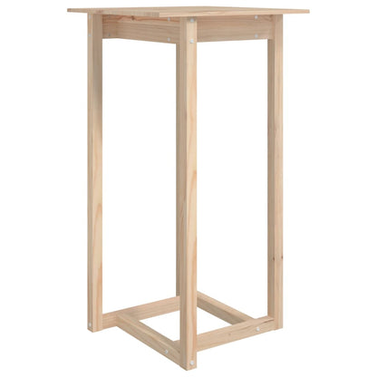 Bartafel 60X60X110 Cm Massief Grenenhout