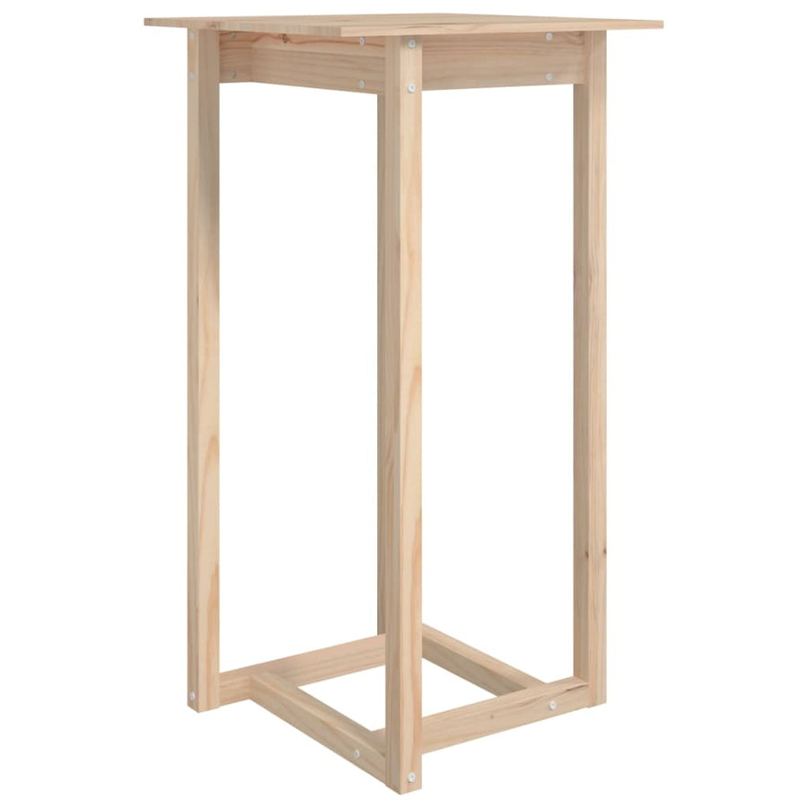Bartafel 60X60X110 Cm Massief Grenenhout