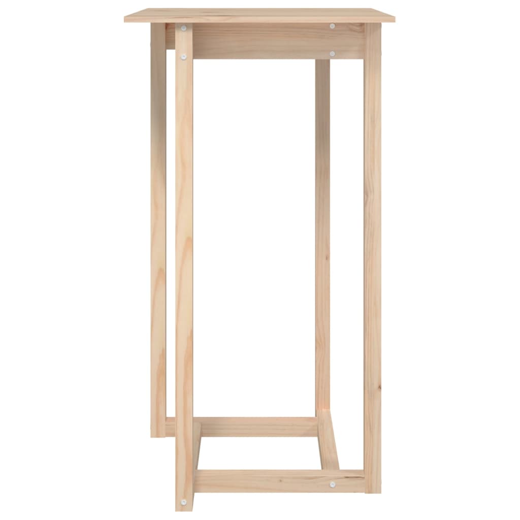 Bartafel 60X60X110 Cm Massief Grenenhout