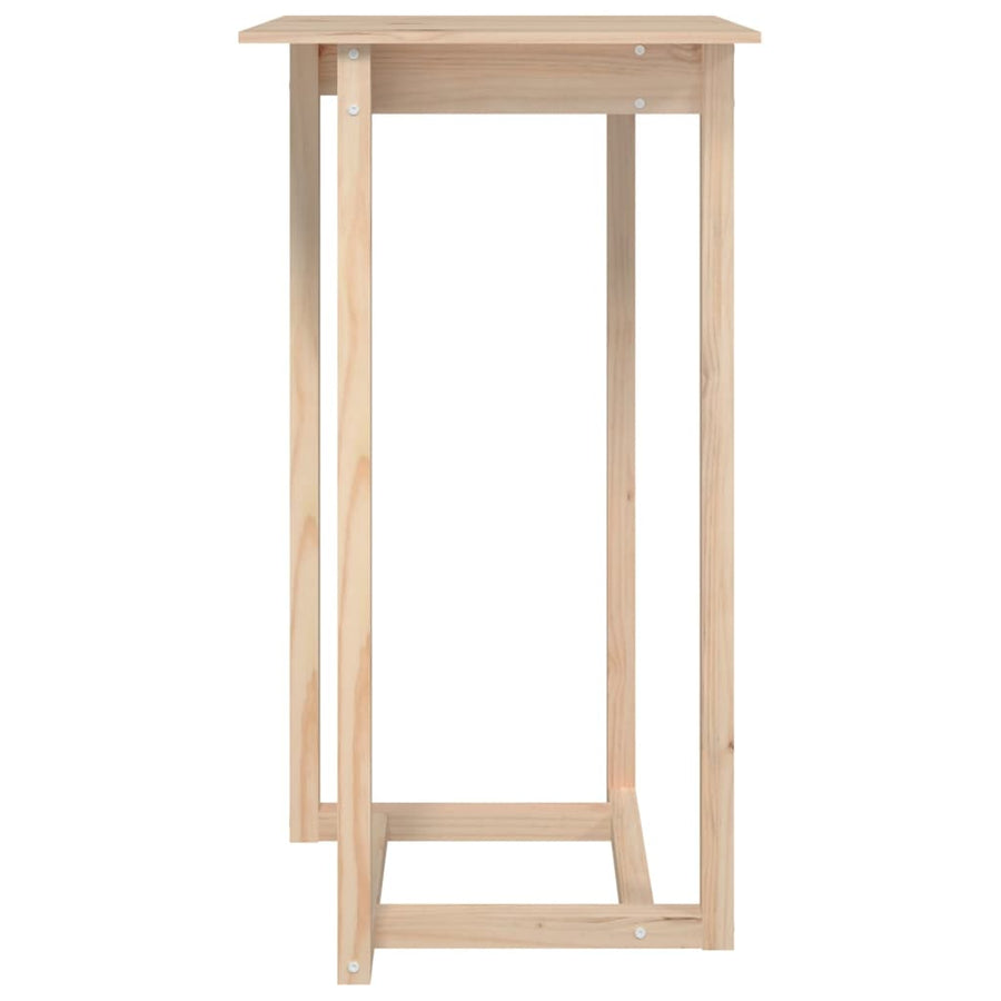 Bartafel 60X60X110 Cm Massief Grenenhout