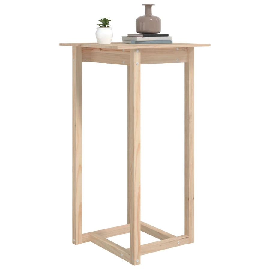 Bartafel 60X60X110 Cm Massief Grenenhout