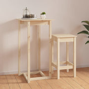 Bartafel 60X60X110 Cm Massief Grenenhout
