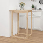 Bar table 80x80x110 cm solid pine wood