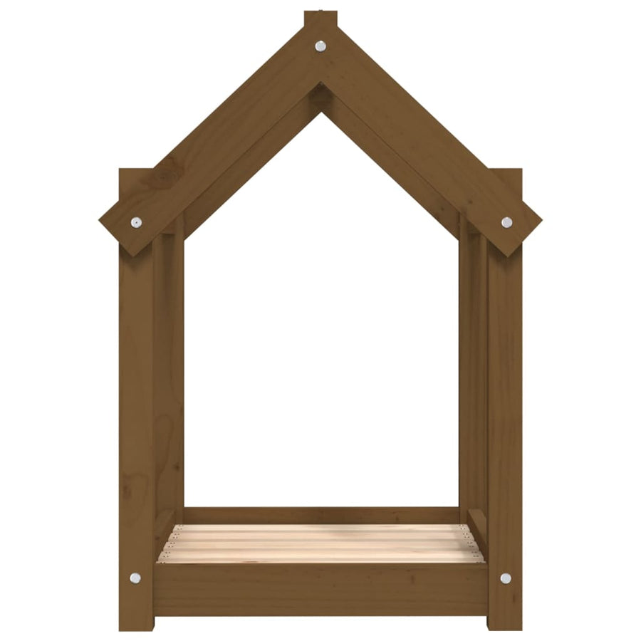 Hondenmand 61x50x70 cm massief grenenhout honingbruin 61 x 50 x 70 cm Honingbruin