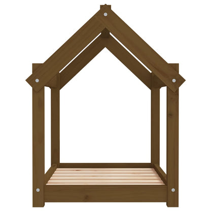 Hondenmand 71x55x70 cm massief grenenhout honingbruin 71 x 55 x 70 cm Honingbruin