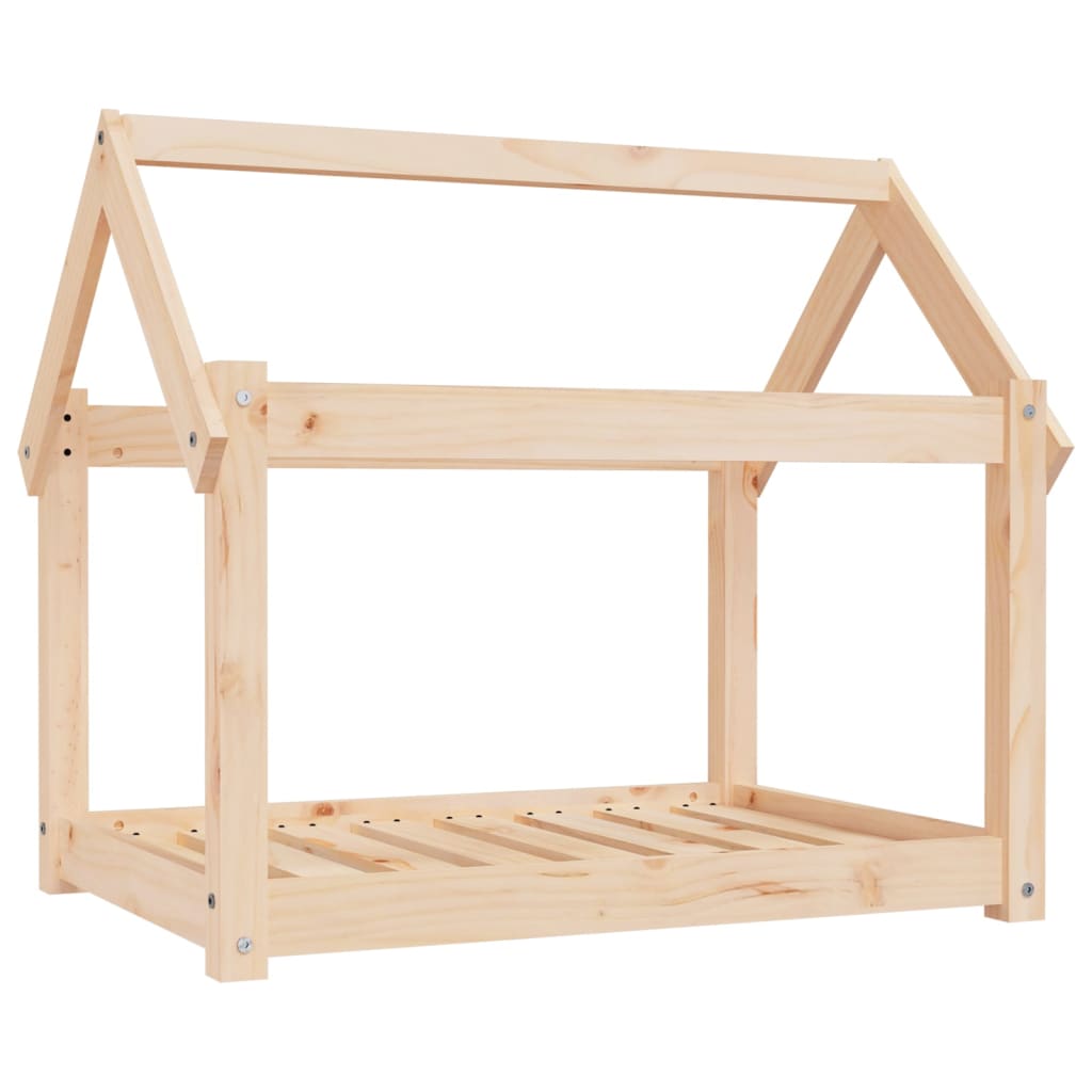 Hondenmand Massief Grenenhout 81 x 60 x 70 cm Naturel