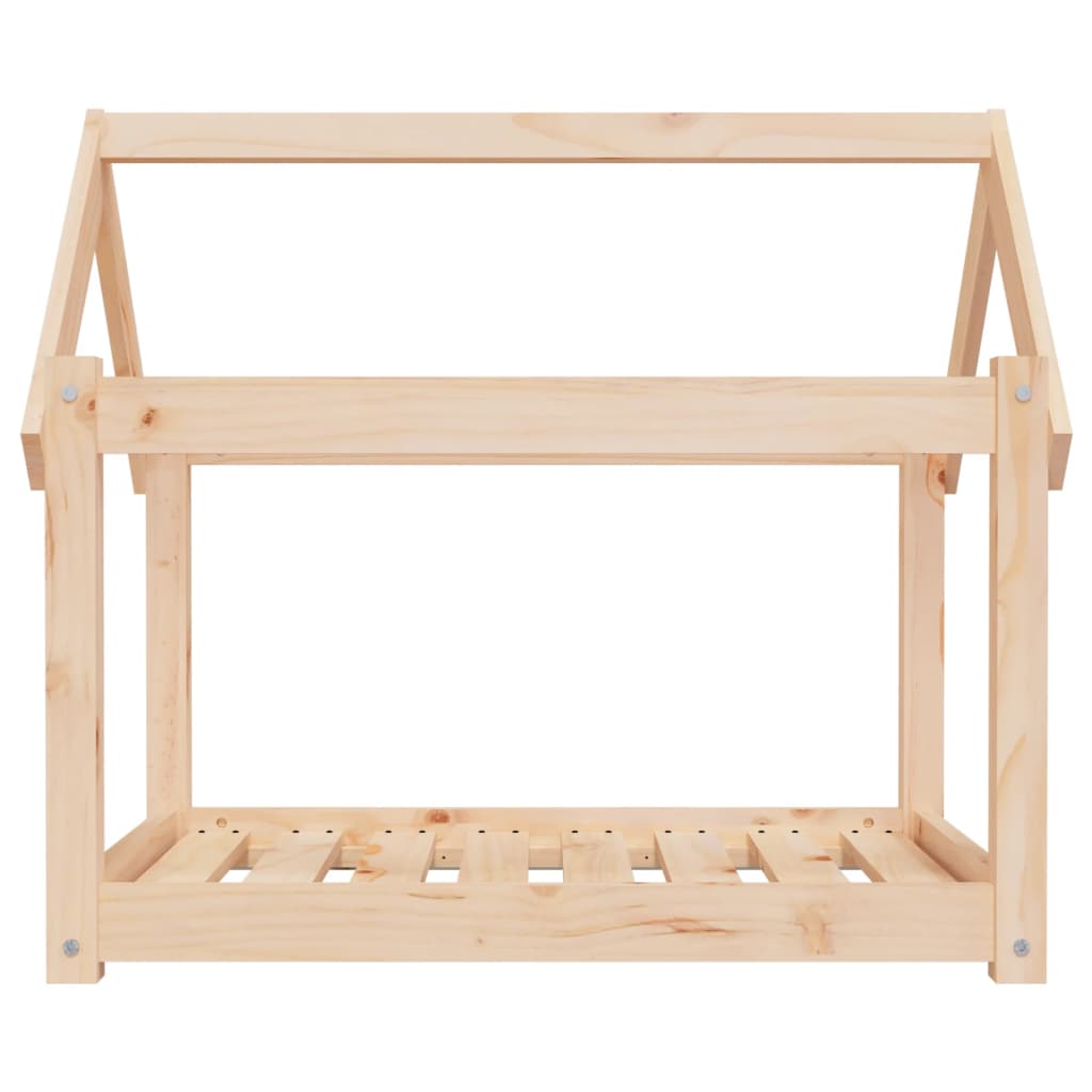 Hondenmand Massief Grenenhout 81 x 60 x 70 cm Naturel