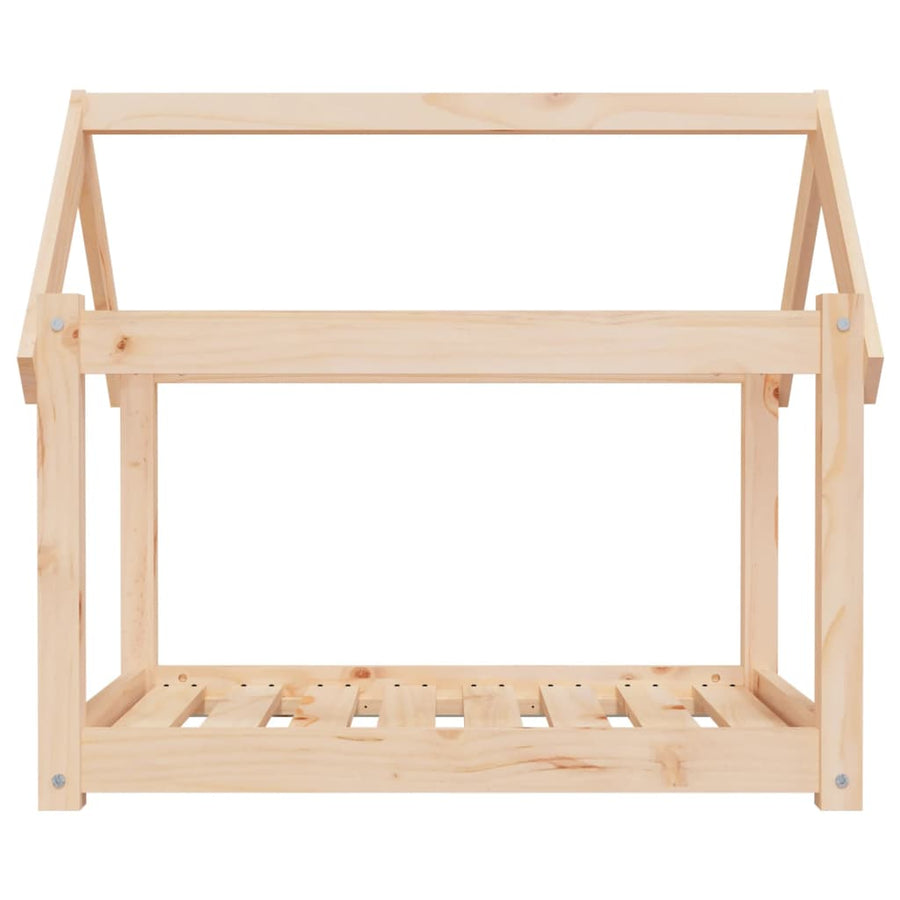 Hondenmand Massief Grenenhout 81 x 60 x 70 cm Naturel