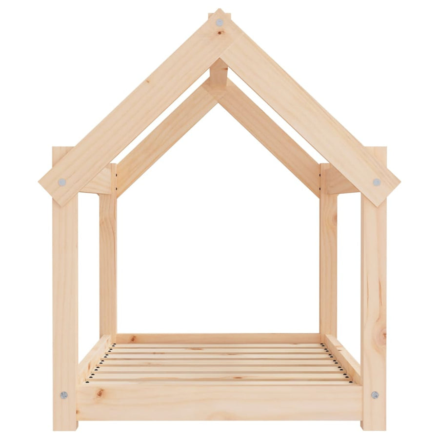 Hondenmand Massief Grenenhout 81 x 60 x 70 cm Naturel