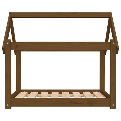 Hondenmand 81x60x70 cm massief grenenhout honingbruin 81 x 60 x 70 cm Honingbruin