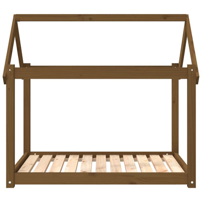 Hondenmand 101x70x90 cm massief grenenhout honingbruin 101 x 70 x 90 cm Honingbruin