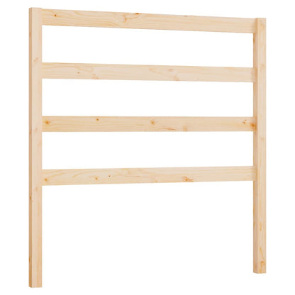 Hoofdbord 95X4X00 Cm Massief Grenenhout 95 x 100 cm Naturel