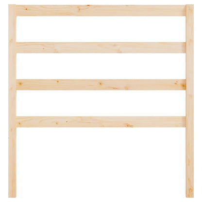 Hoofdbord 95X4X00 Cm Massief Grenenhout 95 x 100 cm Naturel