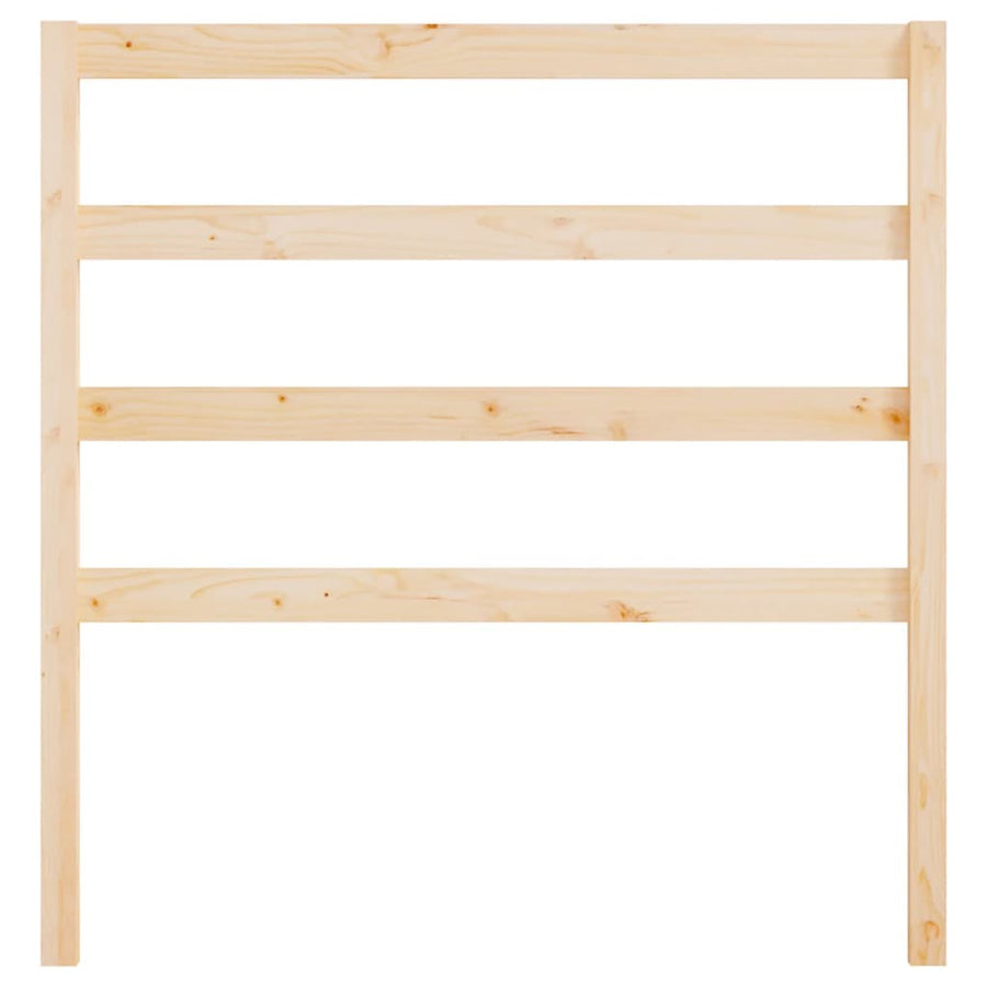 Hoofdbord 95X4X00 Cm Massief Grenenhout 95 x 100 cm Naturel