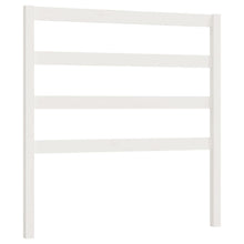 Hoofdbord 95X4X00 Cm Massief Grenenhout 95 x 100 cm Wit