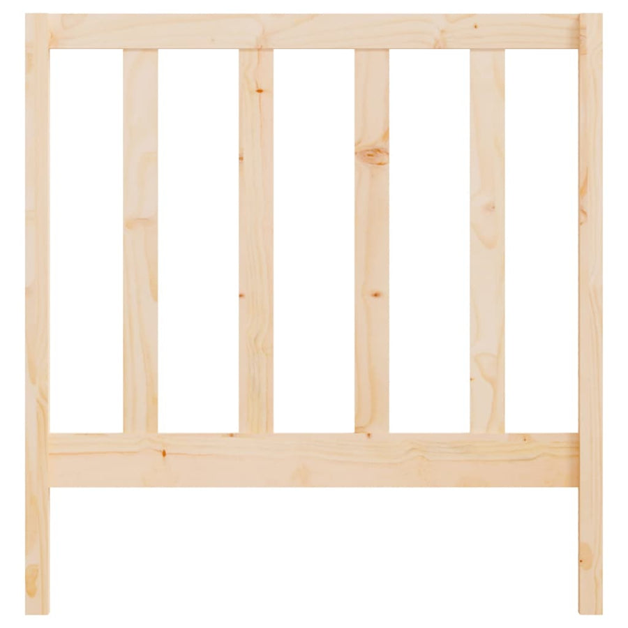 Hoofdbord 95X4X00 Cm Massief Grenenhout 95 x 100 cm Naturel