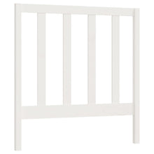 Hoofdbord 95X4X00 Cm Massief Grenenhout 95 x 100 cm Wit