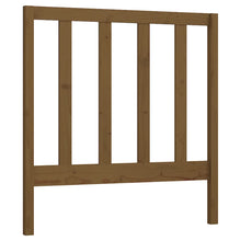 Hoofdbord 95X4X00 Cm Massief Grenenhout 95 x 100 cm Honingbruin