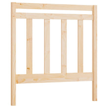 Hoofdbord 95X4X00 Cm Massief Grenenhout 95 x 100 cm Naturel