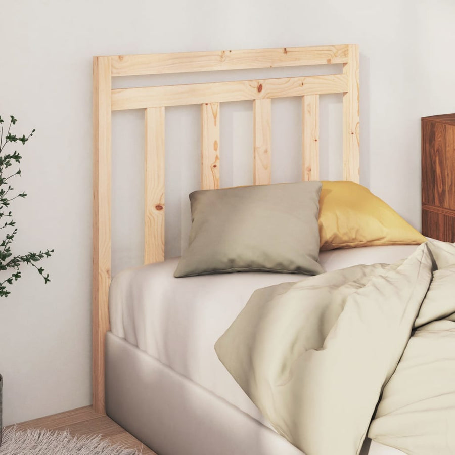 Hoofdbord 95X4X00 Cm Massief Grenenhout 95 x 100 cm Naturel