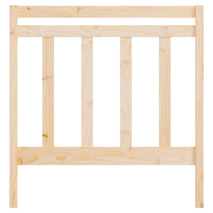 Hoofdbord 95X4X00 Cm Massief Grenenhout 95 x 100 cm Naturel