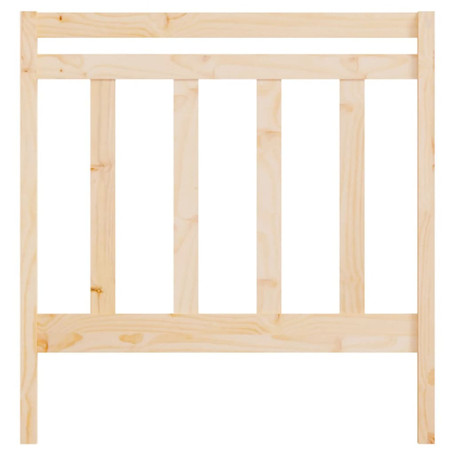 Hoofdbord 95X4X00 Cm Massief Grenenhout 95 x 100 cm Naturel