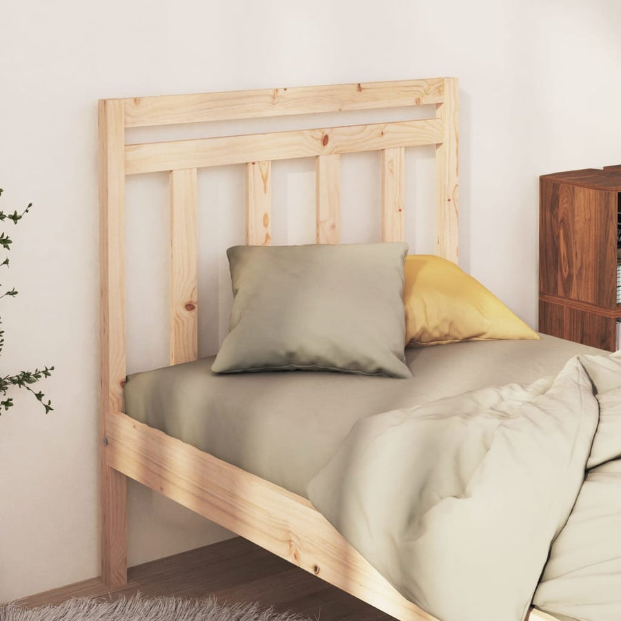 Hoofdbord 95X4X00 Cm Massief Grenenhout 95 x 100 cm Naturel
