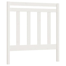 Hoofdbord 95X4X00 Cm Massief Grenenhout 95 x 100 cm Wit