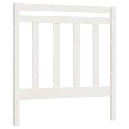 Hoofdbord 95X4X00 Cm Massief Grenenhout 95 x 100 cm Wit