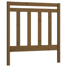 Hoofdbord 95X4X00 Cm Massief Grenenhout 95 x 100 cm Honingbruin