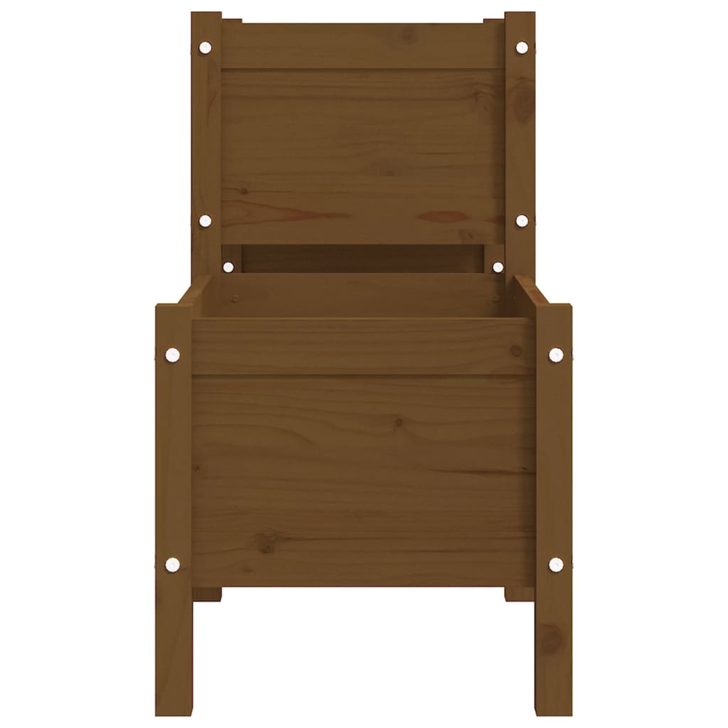 Plantenbak 178,5X44X75 Cm Massief Grenenhout Honingbruin