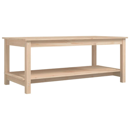 Salontafel 110X55X45 Cm Massief Grenenhout