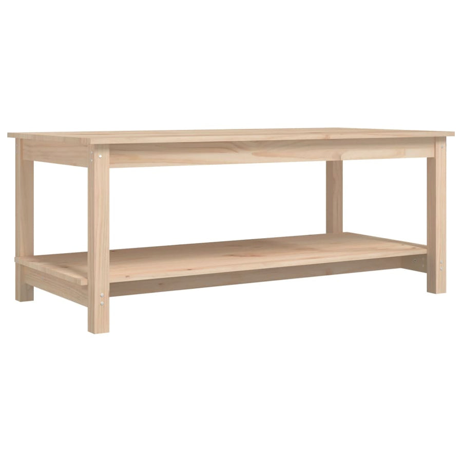 Salontafel 110X55X45 Cm Massief Grenenhout