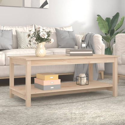 Salontafel 110X55X45 Cm Massief Grenenhout