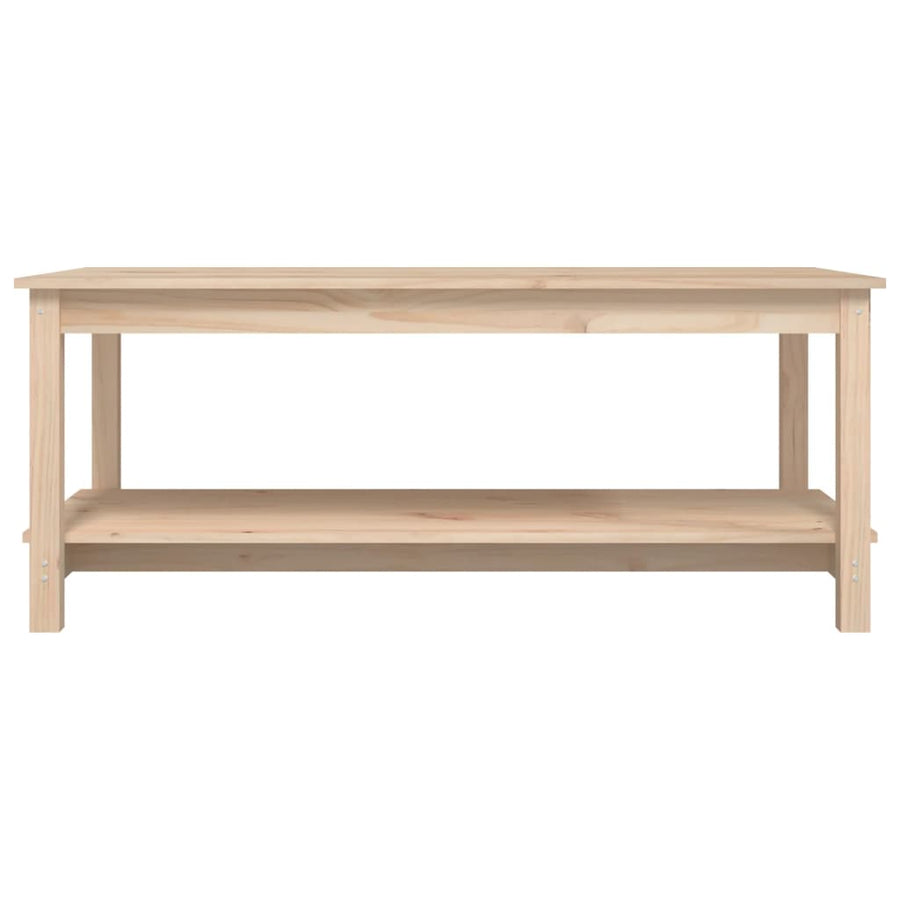 Salontafel 110X55X45 Cm Massief Grenenhout